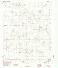 preview thumbnail of historical topo map of Lubbock County, TX in 1985