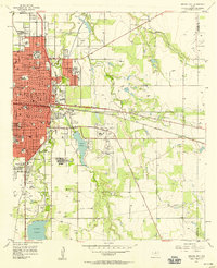 Download a high-resolution, GPS-compatible USGS topo map for Abilene East, TX (1958 edition)
