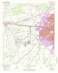 Download a high-resolution, GPS-compatible USGS topo map for Abilene West, TX (1984 edition)