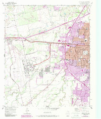Download a high-resolution, GPS-compatible USGS topo map for Abilene West, TX (1987 edition)