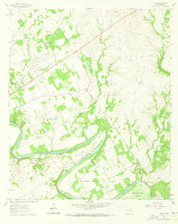 preview thumbnail of historical topo map of Hood County, TX in 1961