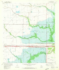 preview thumbnail of historical topo map of Harris County, TX in 1970