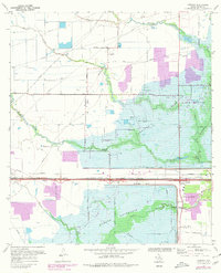 preview thumbnail of historical topo map of Harris County, TX in 1970
