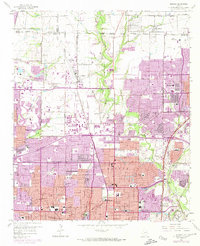 Download a high-resolution, GPS-compatible USGS topo map for Addison, TX (1974 edition)