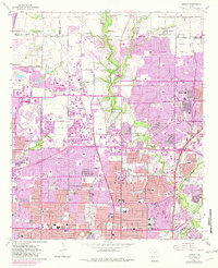 Download a high-resolution, GPS-compatible USGS topo map for Addison, TX (1982 edition)