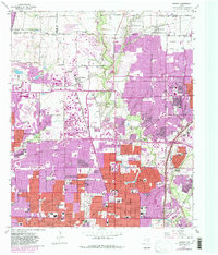 Download a high-resolution, GPS-compatible USGS topo map for Addison, TX (1986 edition)