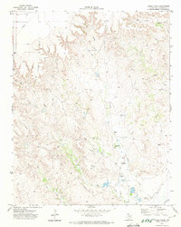 preview thumbnail of historical topo map of Hutchinson County, TX in 1979