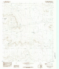 Download a high-resolution, GPS-compatible USGS topo map for Adobe House Tank, TX (1985 edition)