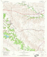 Download a high-resolution, GPS-compatible USGS topo map for Aledo, TX (1969 edition)