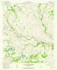 Download a high-resolution, GPS-compatible USGS topo map for Alexander, TX (1962 edition)