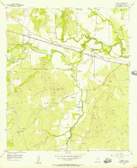 preview thumbnail of historical topo map of San Saba County, TX in 1956