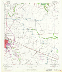 Download a high-resolution, GPS-compatible USGS topo map for Algoa, TX (1970 edition)