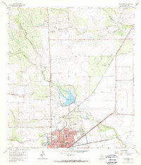 Download a high-resolution, GPS-compatible USGS topo map for Alice North, TX (1964 edition)