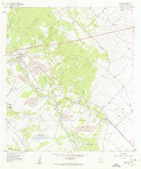 Download a high-resolution, GPS-compatible USGS topo map for Alleyton, TX (1959 edition)