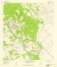 Download a high-resolution, GPS-compatible USGS topo map for Alleyton, TX (1959 edition)