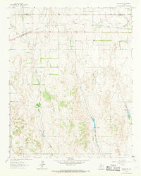 1963 Map of Hemphill County, TX, 1966 Print