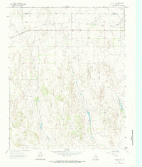 1963 Map of Hemphill County, TX, 1985 Print