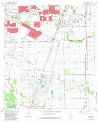 Download a high-resolution, GPS-compatible USGS topo map for Almeda, TX (1983 edition)