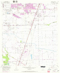 preview thumbnail of historical topo map of Fort Bend County, TX in 1955