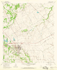 Download a high-resolution, GPS-compatible USGS topo map for Alvarado, TX (1967 edition)