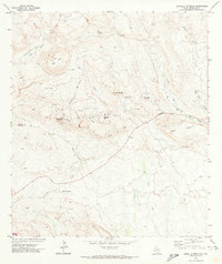 Download a high-resolution, GPS-compatible USGS topo map for Amarilla Mountain, TX (1974 edition)
