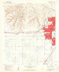 preview thumbnail of historical topo map of Potter County, TX in 1960