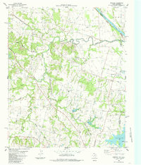 Download a high-resolution, GPS-compatible USGS topo map for Ambrose, TX (1985 edition)