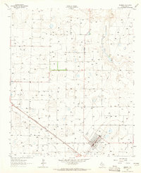 1962 Map of Lamb County, TX, 1965 Print