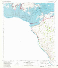 Download a high-resolution, GPS-compatible USGS topo map for Amistad Dam, TX (1975 edition)