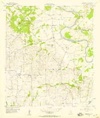 preview thumbnail of historical topo map of Fayette County, TX in 1957