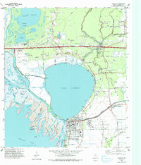 Download a high-resolution, GPS-compatible USGS topo map for Anahuac, TX (1993 edition)