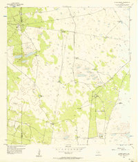 Download a high-resolution, GPS-compatible USGS topo map for Andrea Ranch, TX (1957 edition)