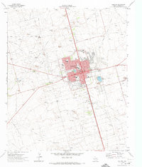 1963 Map of Andrews County, TX, 1977 Print