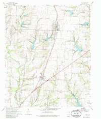 Download a high-resolution, GPS-compatible USGS topo map for Anna, TX (1985 edition)