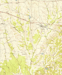 Download a high-resolution, GPS-compatible USGS topo map for Annona, TX (1951 edition)