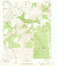 1962 Map of Antelope Creek NE, 1965 Print
