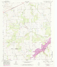 1962 Map of Antelope Creek NW, 1982 Print