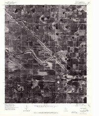 1976 Map of Anton, TX, 1978 Print