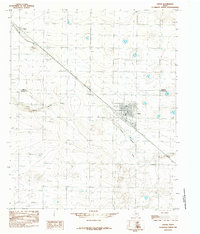 1985 Map of Anton, TX