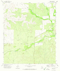 preview thumbnail of historical topo map of Irion County, TX in 1972