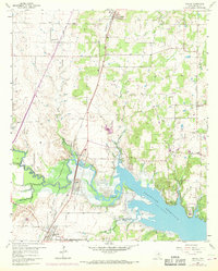 1960 Map of Argyle, 1969 Print