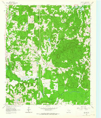 Download a high-resolution, GPS-compatible USGS topo map for Ashland, TX (1964 edition)
