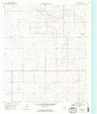 preview thumbnail of historical topo map of Gaines County, TX in 1969