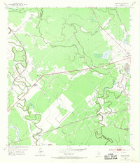 1952 Map of Ashwood, 1970 Print