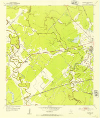 1952 Map of Ashwood, 1953 Print