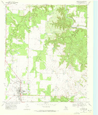 Download a high-resolution, GPS-compatible USGS topo map for Aspermont, TX (1972 edition)