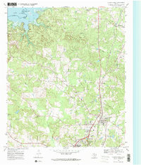 preview thumbnail of historical topo map of Cass County, TX in 1969