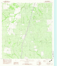 preview thumbnail of historical topo map of La Salle County, TX in 1982