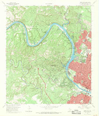Download a high-resolution, GPS-compatible USGS topo map for Austin West, TX (1969 edition)