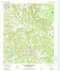 Download a high-resolution, GPS-compatible USGS topo map for Avinger, TX (1982 edition)